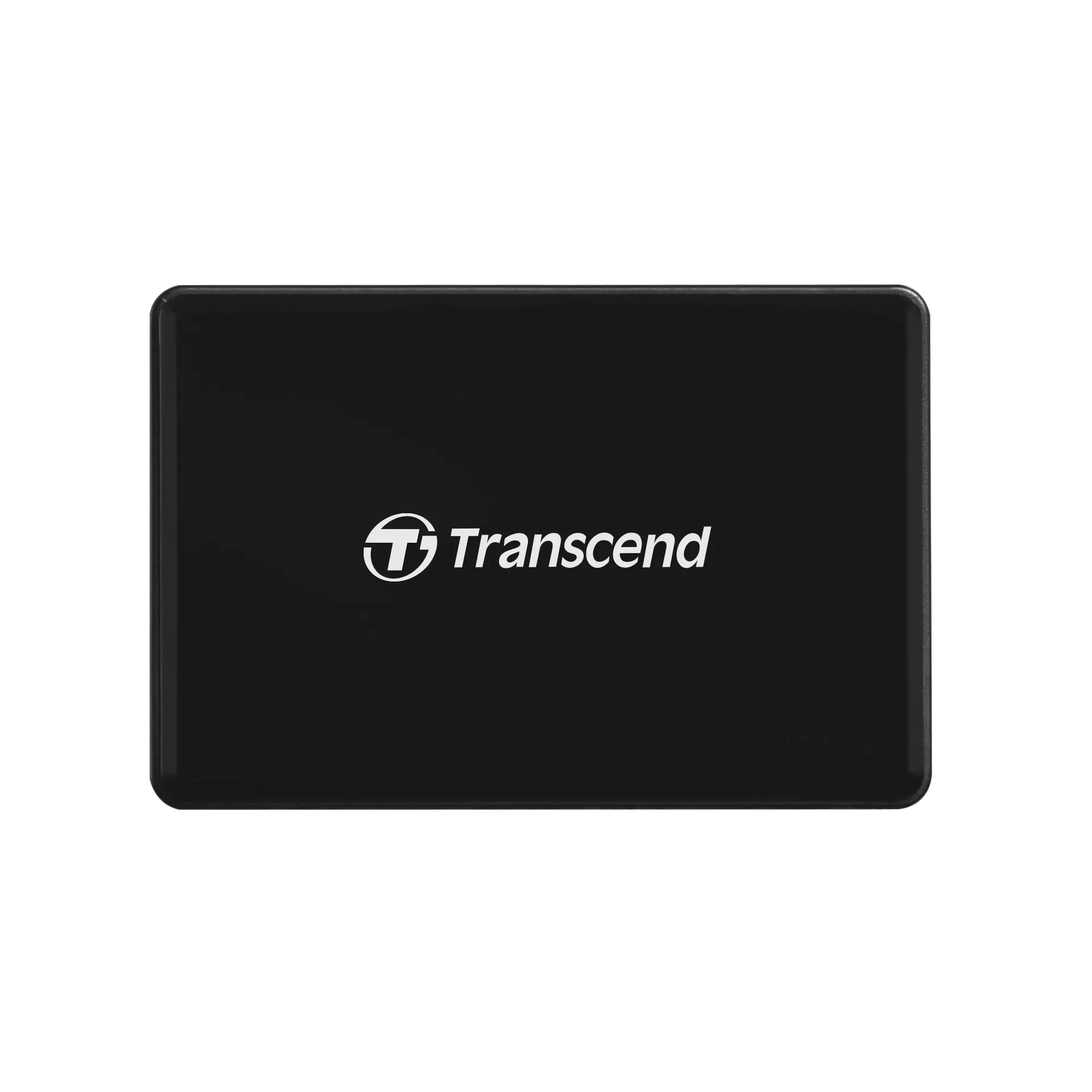 Transcend RDC8 Card Reader, CF, MicroSDHC, MicroSDXC, SD, SDHC, SDXC, Black, CE/FCC/BSMI/KC/RCM/EAC, Micro-USB, USB, 5 V