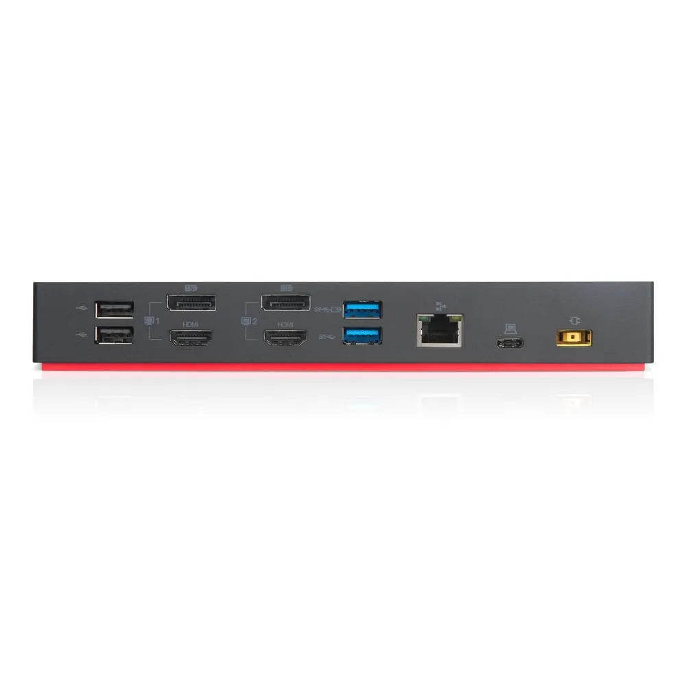 Lenovo ThinkPad Hybrid USB-C with USB-A Dock, Wired, USB 3.1 (3.1 Gen 2) Type-C, 3.5 mm, 10,100,1000 Mbit/s, Black, Lenovo