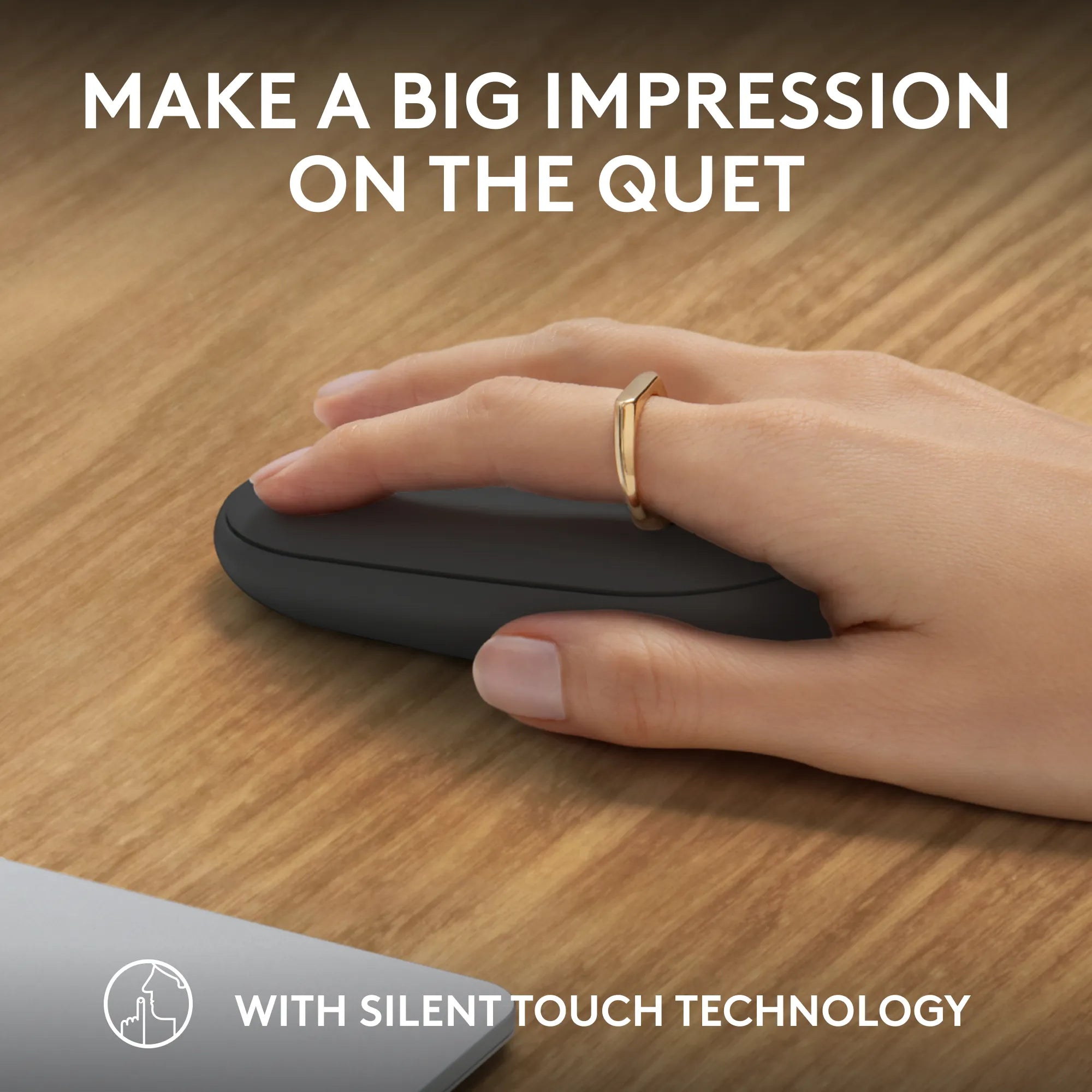 Logitech 910-007015, Ambidextrous, Optical, RF Wireless + Bluetooth, 4000 DPI, Graphite