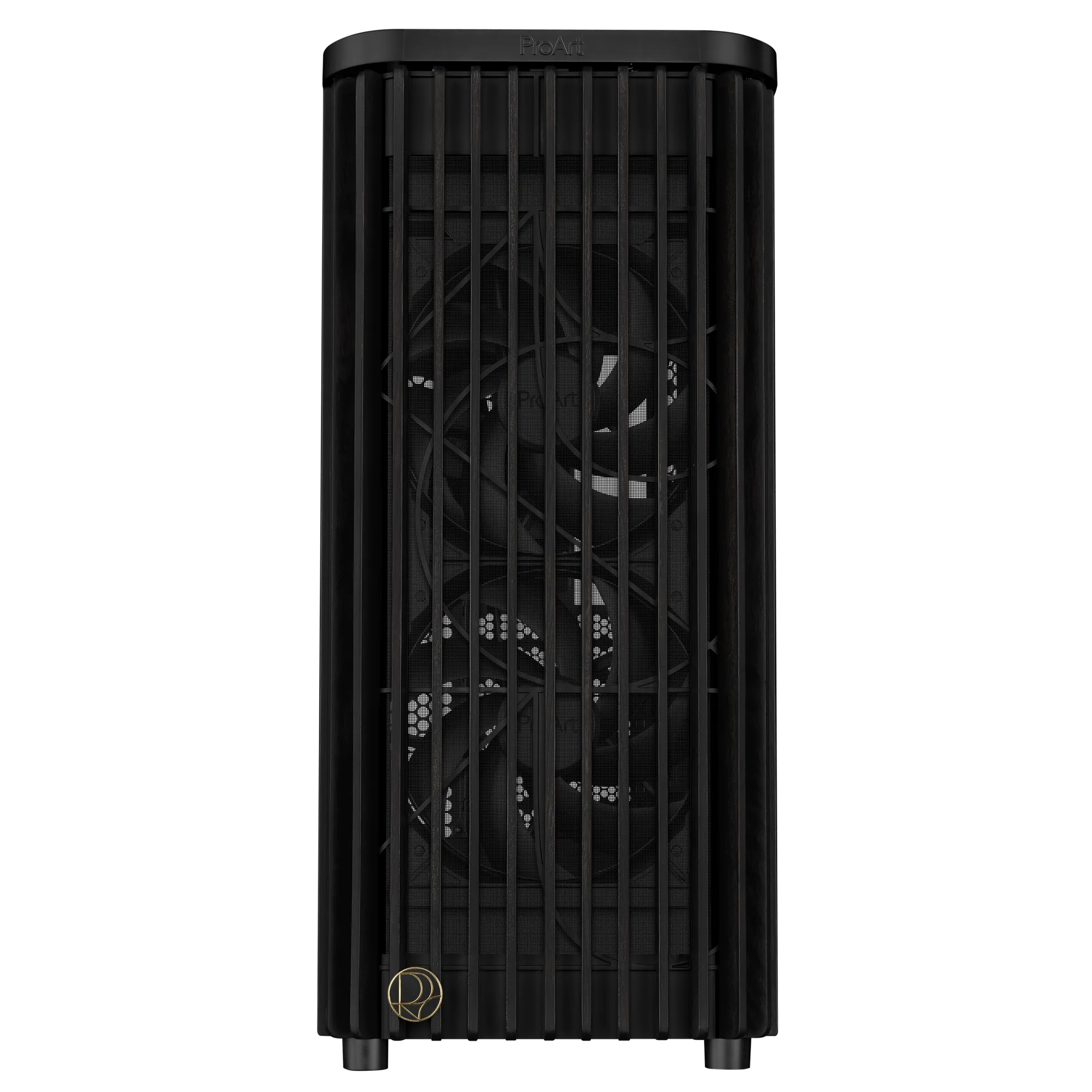 ASUS ProArt PA401 Wood TG PWM (Black), Tower, PC, Black, ATX, Tempered glass, 16 cm