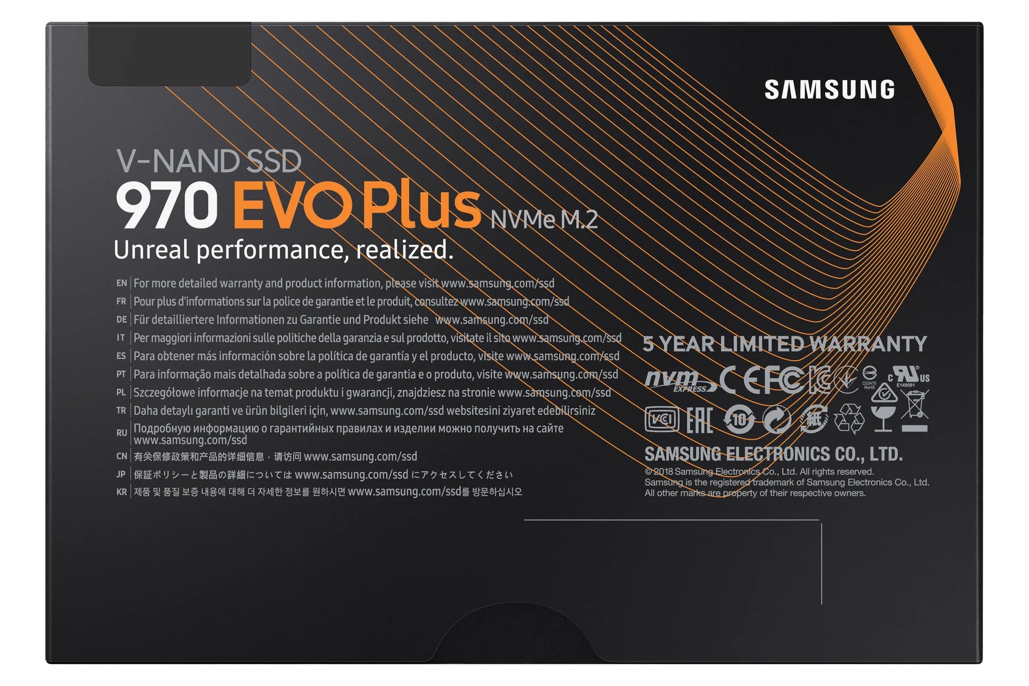 Samsung 970 EVO Plus, 1000 GB, M.2, 3500 MB/s