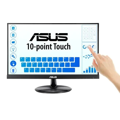 ASUS VT229H|Touch|21.5''|WXGA|TN Panel|60Hz|AR16:9|5ms - GTG|220 NITS|400:1|VA (H90/V60)-|1XVGA|1xHDMI|Vesa WM|