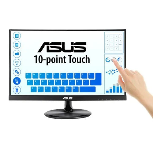 ASUS VT229H Touch Monitor - 21.5'' FHD (1920x1080); IPS; Frameless; Flicker free; Low Blue Light; 10-point multi-touch; HDMI;VGA