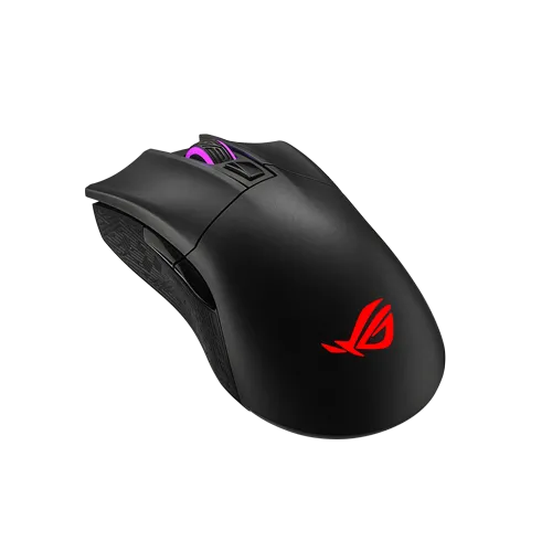 ASUS ROG Gladius II, Right-hand, Optical, RF Wireless + Bluetooth, 16000 DPI, Black