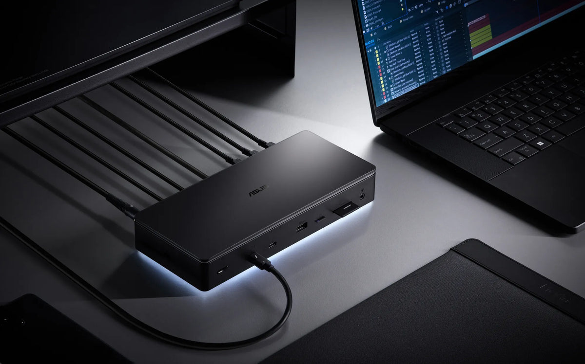 ASUS Master Thunderbolt 5 Dock DC510|3×4K 144 Hz|2×8K 60 Hz|1×8K 60 Hz|3×Thunderbolt 5 ports|SD+microSD|2.5G Ethernet