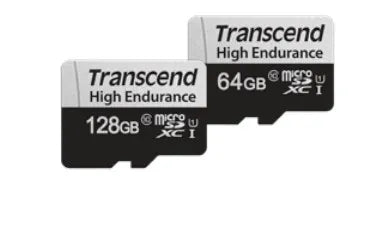 Transcend microSD Card SDXC 350V 64GB, 64 GB, MicroSDXC, Class 10, NAND, 95 MB/s, 45 MB/s