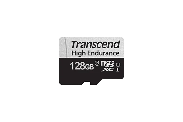 Transcend microSD Card SDXC 350V 128GB, 128 GB, MicroSDXC, Class 10, UHS-I, 95 MB/s, 45 MB/s