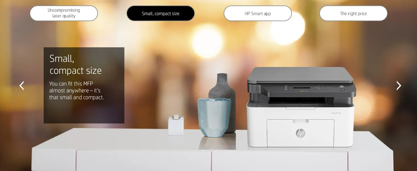 HP Laser MFP 135w, Black and white, Printer for Small medium business, Print, copy, scan, Laser, Mono printing, 1200 x 1200 DPI, Mono copying, A4, Grey, White