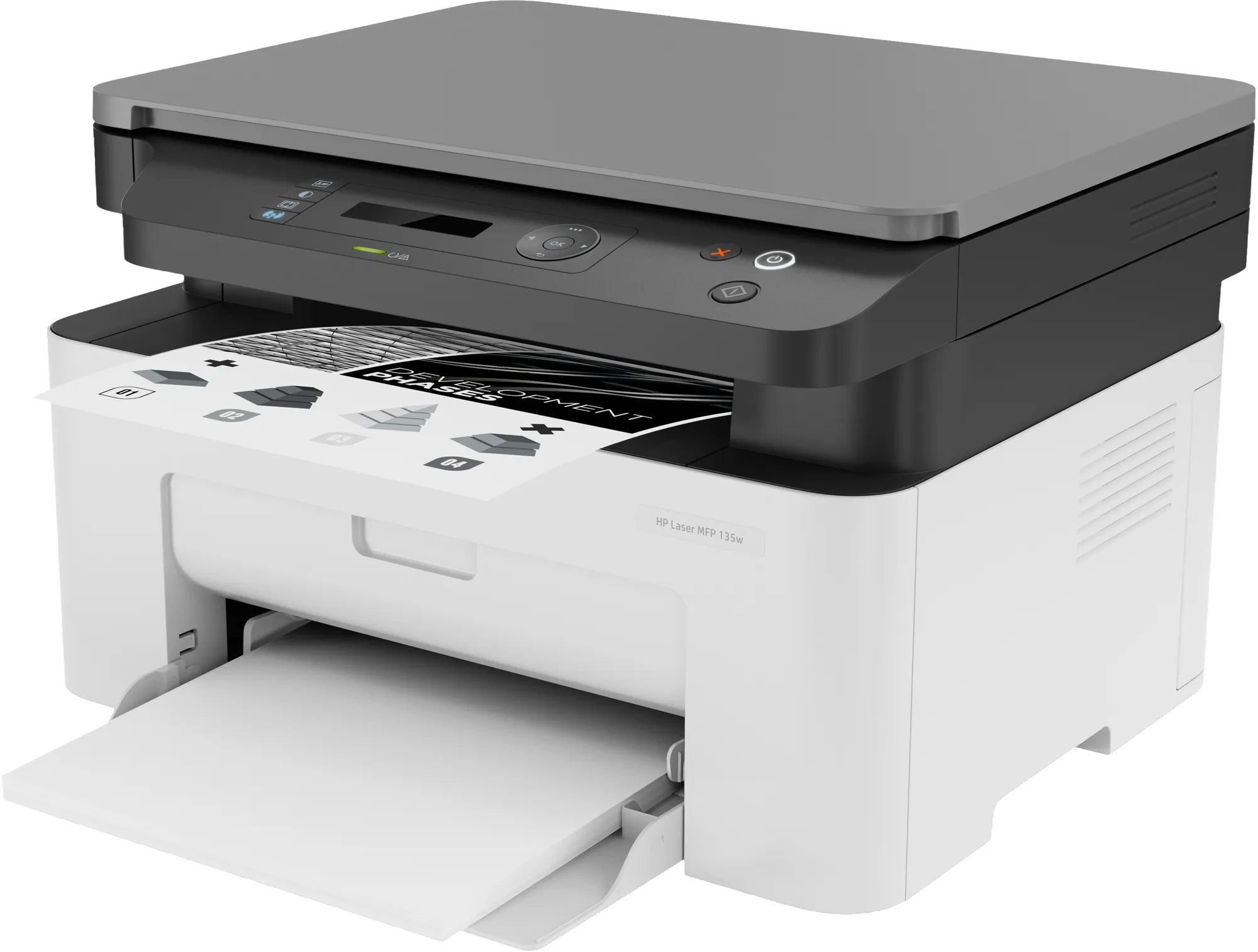 HP Laser 135w, Laser, Mono printing, 1200 x 1200 DPI, Mono copying, Mono scanning, A4