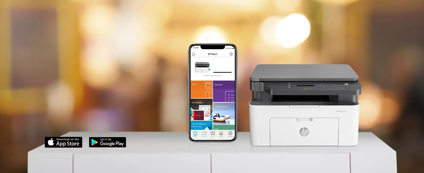 HP Laser MFP 135w, Black and white, Printer for Small medium business, Print, copy, scan, Laser, Mono printing, 1200 x 1200 DPI, Mono copying, A4, Grey, White