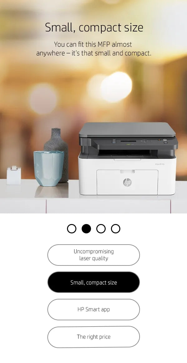 HP Laser MFP 135w, Black and white, Printer for Small medium business, Print, copy, scan, Laser, Mono printing, 1200 x 1200 DPI, Mono copying, A4, Grey, White