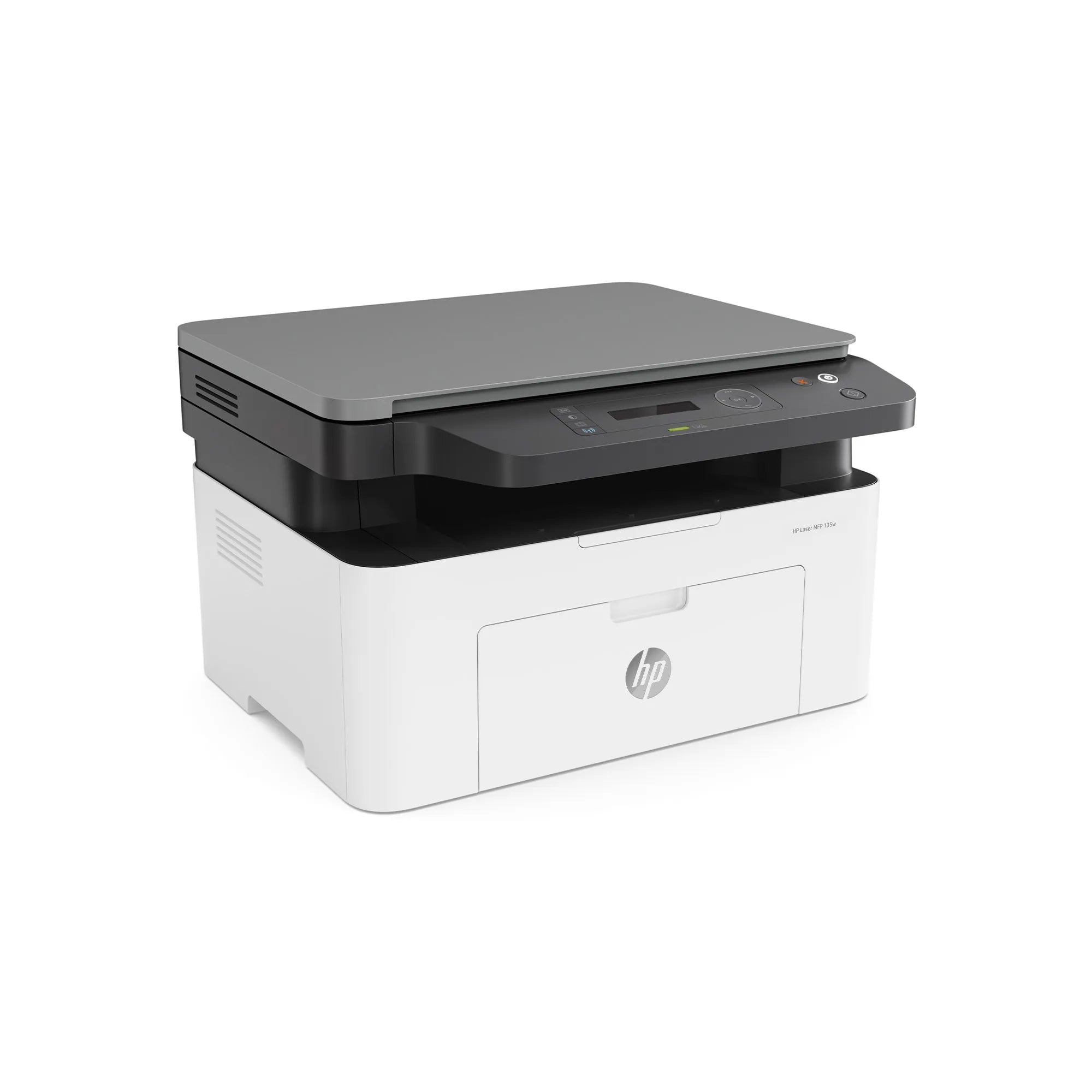 HP Laser MFP 135w, Black and white, Printer for Small medium business, Print, copy, scan, Laser, Mono printing, 1200 x 1200 DPI, Mono copying, A4, Grey, White