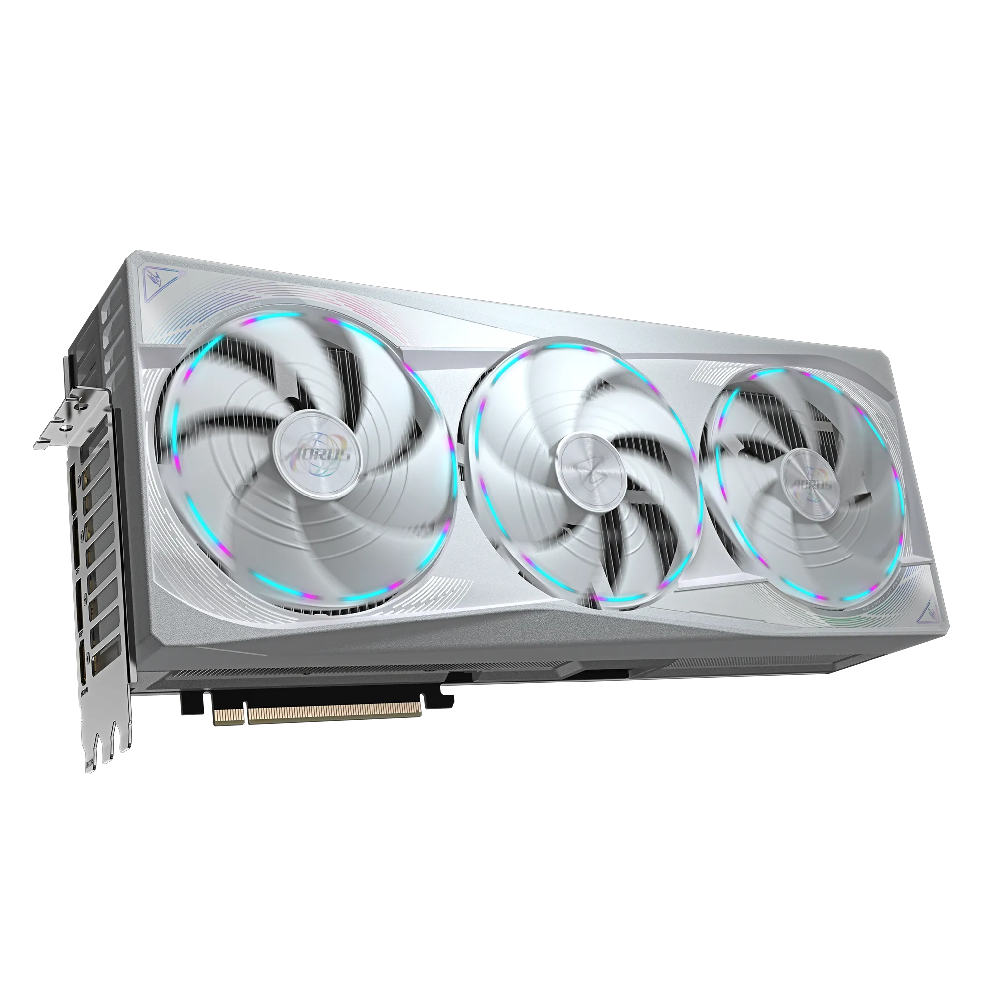GIGABYTE AORUS GeForce RTX 5090 MASTER ICE 32G Graphics Card - 32GB GDDR7, 512bit, PCI-E 5.0, 2655MHz Core Clock, 3 x DP 2.1a, 1 x HDMI 2.1b, NVIDIA DLSS 4, GV-N5090AORUSM ICE-32GD, GeForce RTX 5090, 32 GB, GDDR7, 512 bit, 7680 x 4320 pixels, PCI Express x16 5.0