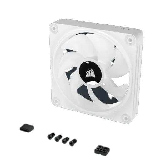 Corsair CO-9051005-WW, Fan, 12 cm, 480 RPM, 2400 RPM, 63.1 cfm, White