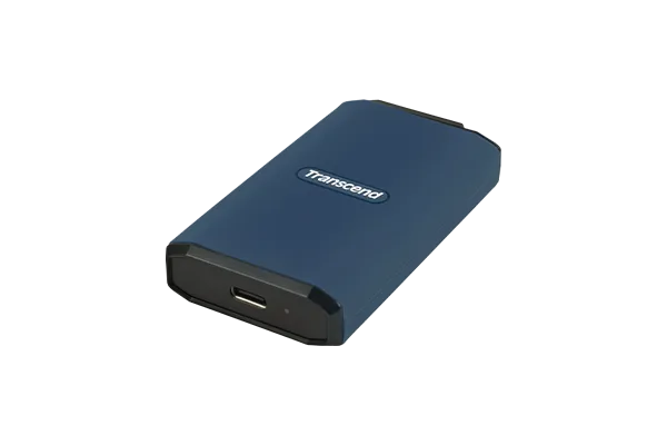 Transcend ESD410C, 2 TB, USB Type-C, 2000 MB/s, 20 Gbit/s, Password protection, Blue