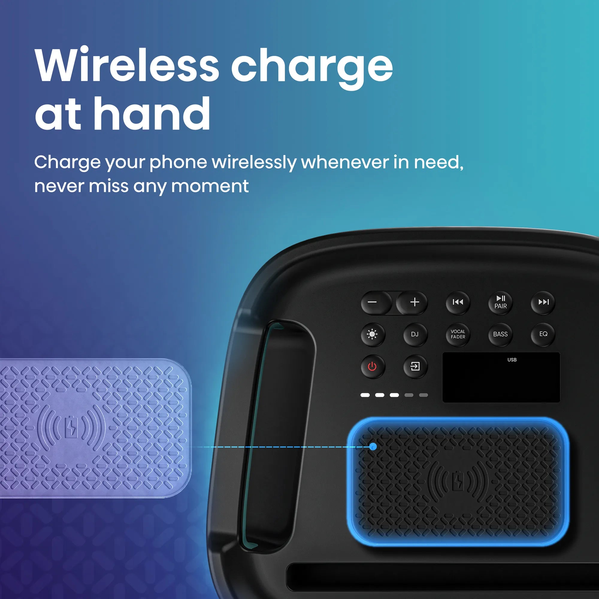 Hisense PartyRocker One HP100, 2.0 channels, 5.71 cm (2.25"), 13.3 cm (5.25"), 300 W, 40 - 20000 Hz, Wired & Wireless