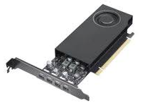 Dell NVIDIA® RTX™ A400, 4 GB GDDR6, Full Height, PCIe 4.0x8, 4 mDP Graphics Card