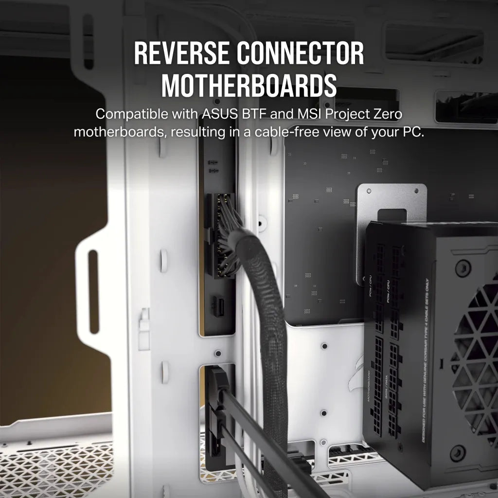iCUE 2500X Micro ATX Black Dual Chamber PC Case; 2x 2.5'' Drive Bays; 2x 3.5''; Up to 360mm Radiator compatible