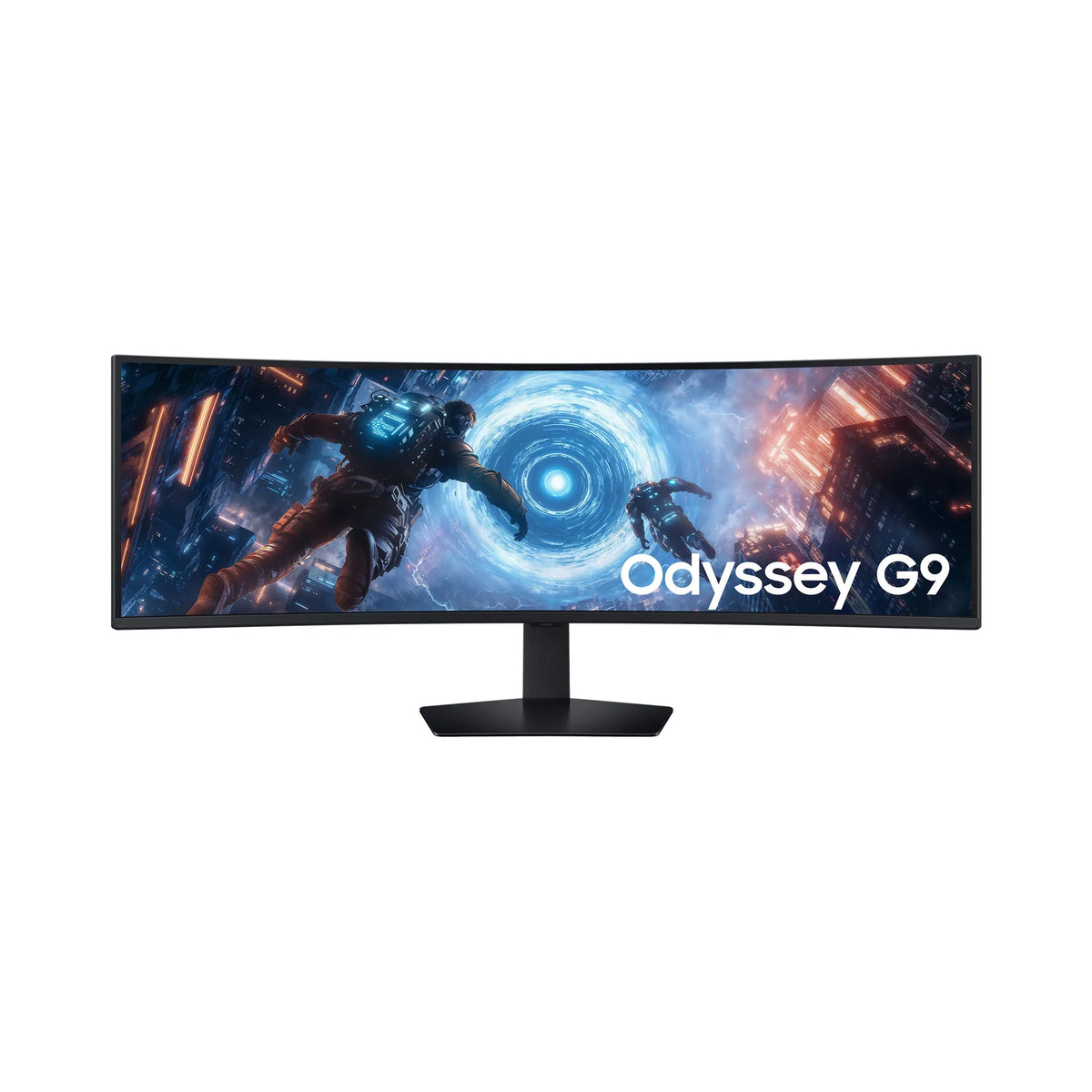 SAMSUNG LS49FG910E 49'' Odyssey G9 G91F DQHD Gaming Monitor; Borderless; 144Hz; 1000R; 5120x1440; GTG 1ms; HDR600; HAS; HDR 10 +