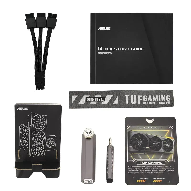 ASUS TUF Gaming TUF-RTX4080S-16G-GAMING, GeForce RTX 4080 SUPER, 16 GB, GDDR6X, 256 bit, 7680 x 4320 pixels, PCI Express 4.0