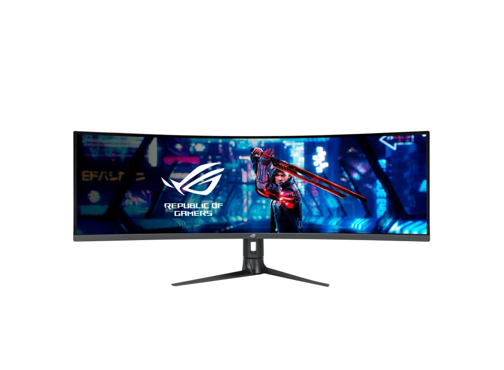 ASUS ROG Strix XG49WCR, 124.5 cm (49"), 5120 x 1440 pixels, DQHD, 1 ms, Black