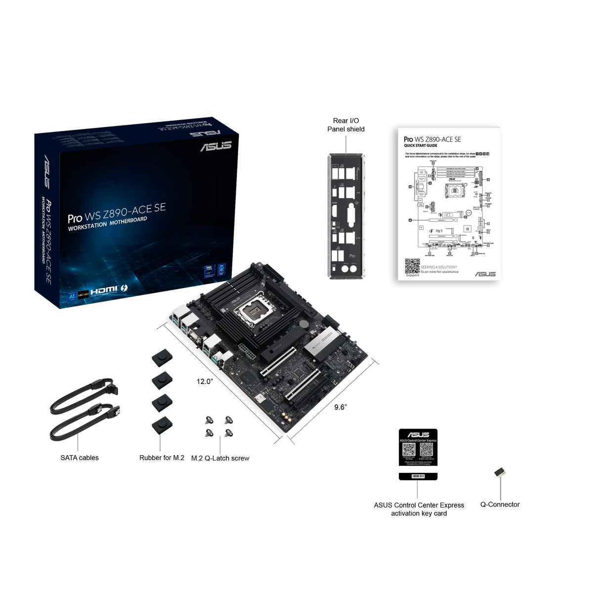 ASUS Motherboard/ATX/LGA1851/4xDIMM/Max.256GB/DDR5/2xPCIe5x16(x16 or x8)/1xPCIe4x16(x4)/4xM.2/8xSATA/1xHDMI/1xType-C/1xVGA/RAID.