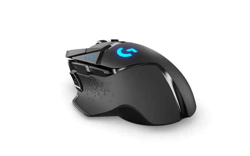 Logitech G G502, Right-hand, Optical, RF Wireless, 16000 DPI, 1 ms, Black