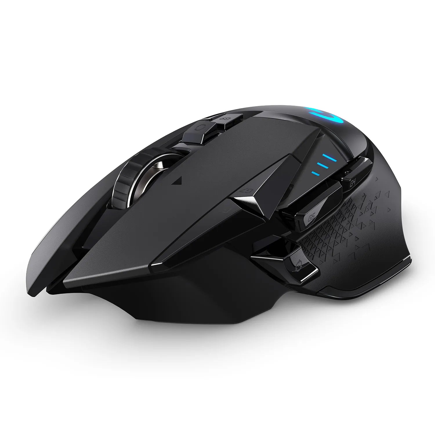 Logitech G G502 LIGHTSPEED Wireless Gaming Mouse, Right-hand, Optical, RF Wireless, 25600 DPI, 1 ms, Black