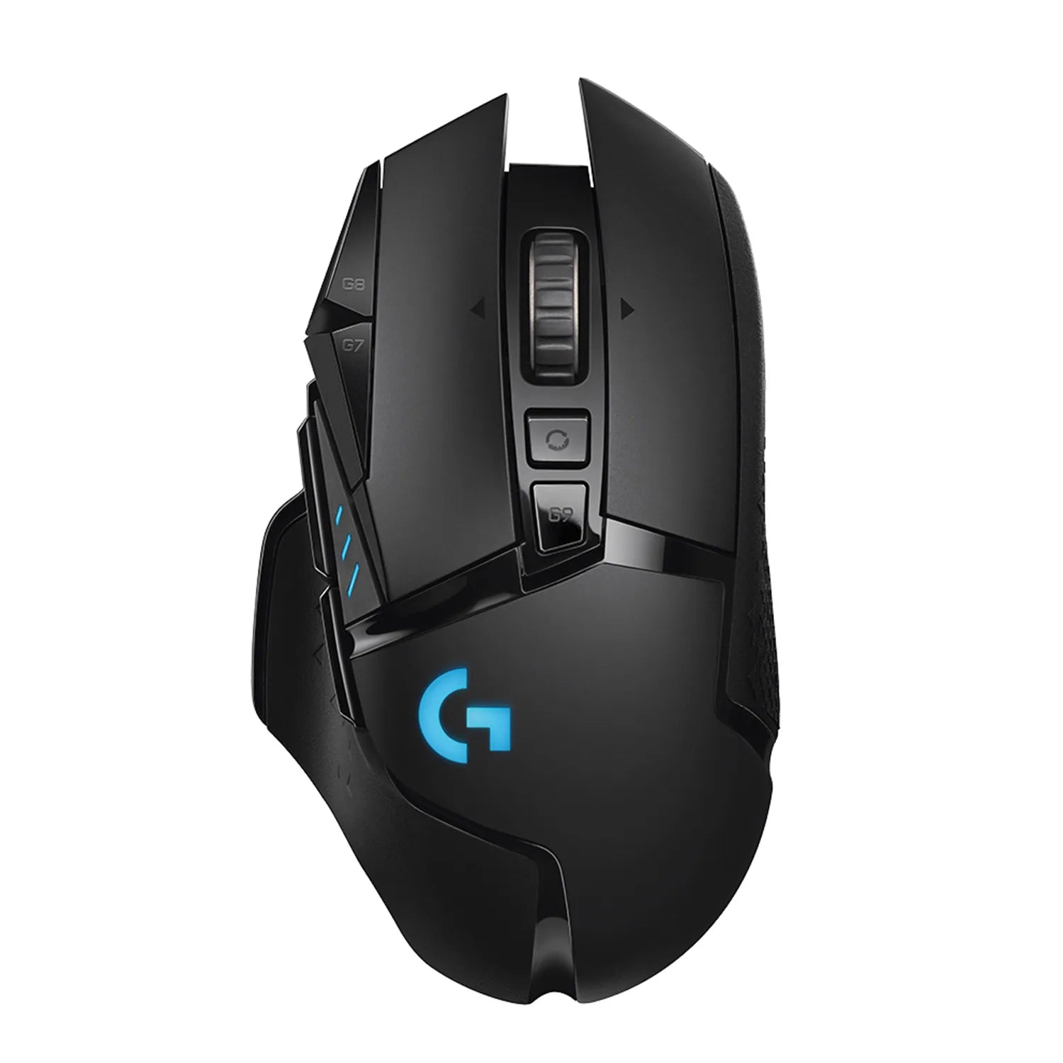 Logitech G G502 LIGHTSPEED Wireless Gaming Mouse, Right-hand, Optical, RF Wireless, 25600 DPI, 1 ms, Black