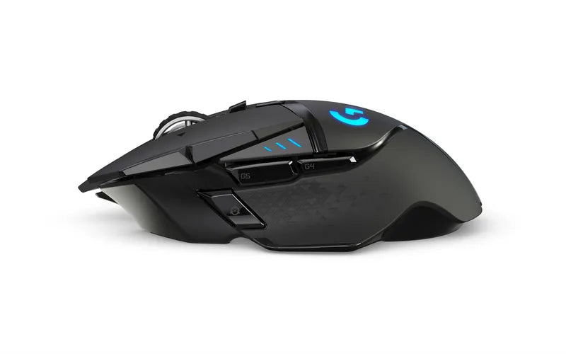 Logitech G G502, Right-hand, Optical, RF Wireless, 16000 DPI, 1 ms, Black