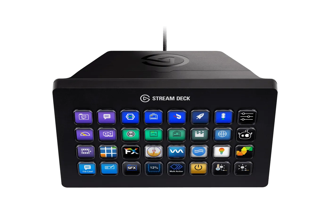 Elgato Stream Deck XL, Black, 32 buttons, 182 mm, 112 mm, 34 mm, 410 g