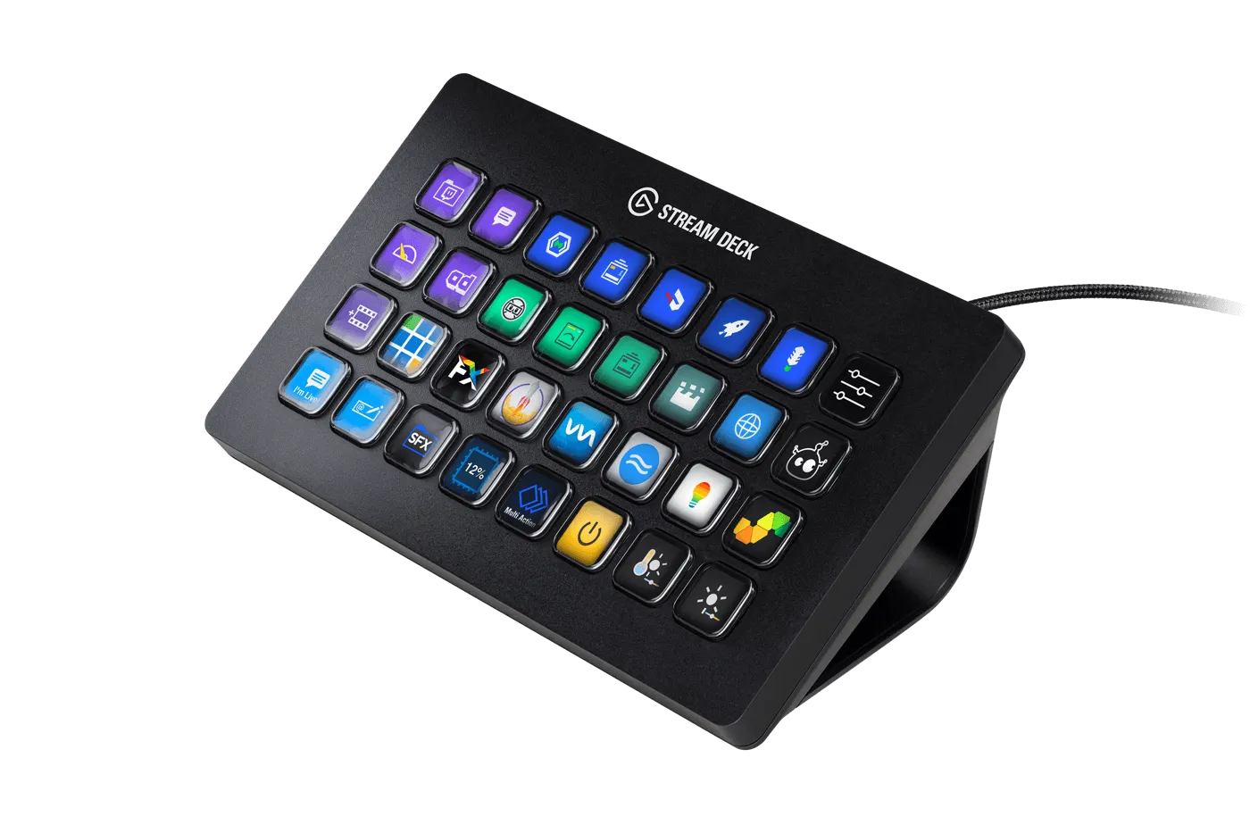 Elgato Stream Deck XL, Black, 32 buttons, 182 mm, 112 mm, 34 mm, 410 g