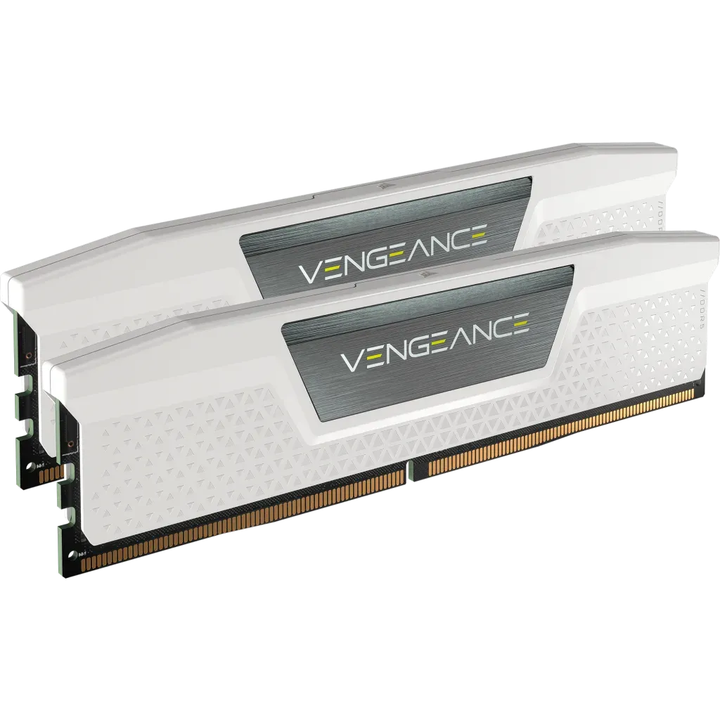 Corsair Vengeance , 32 GB, 2 x 16 GB, DDR5, 6000 MHz, 288-pin DIMM, White