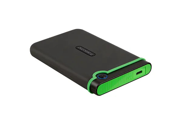 Transcend StoreJet 25M3C, 2000 GB, 2.5", 3.2 Gen 2 (3.1 Gen 2), Black,Green