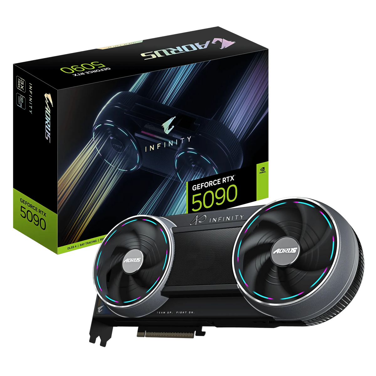 GIGABYTE nVidia GeForce RTX 5090 AORUS INFINITY - 32GB GDDR7; 512-Bit Memory Bus; 1x HDMI; 3x DisplayPort; Min 1000W PSU. .