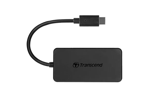 Transcend HUB2C, USB 3.2 Gen 1 (3.1 Gen 1) Type-C, Black, China, CE/FCC/BSMI/KC/RCM/EAC, USB, 5 V