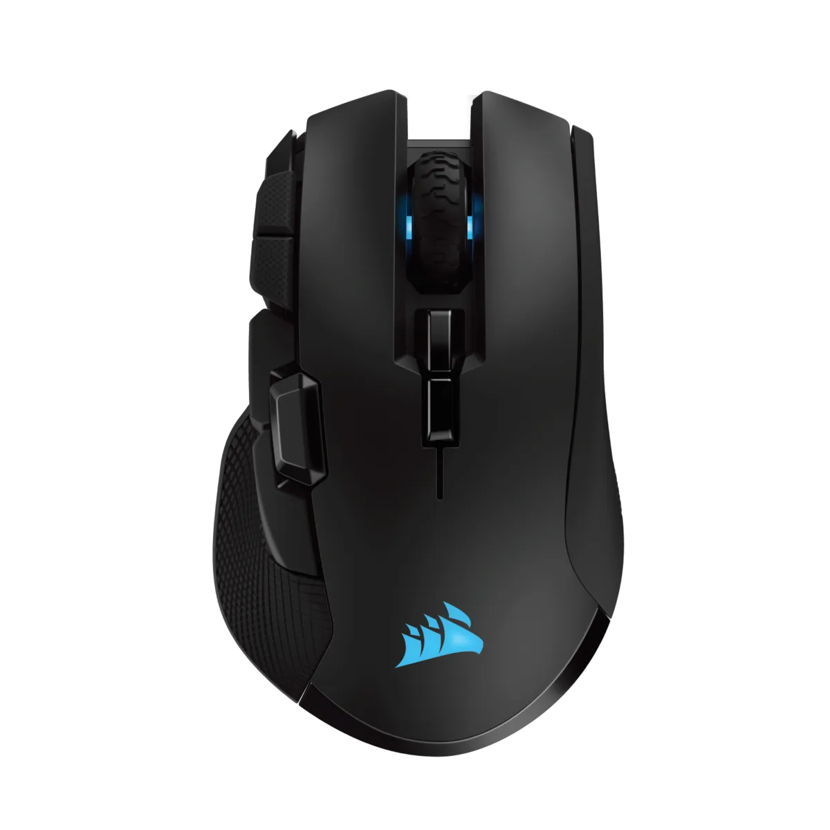 Corsair IronClaw RGB, Right-hand, Optical, RF Wireless + Bluetooth + USB Type-A, 18000 DPI, Black