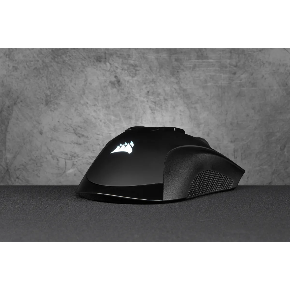 Corsair IronClaw RGB, Right-hand, Optical, RF Wireless + Bluetooth + USB Type-A, 18000 DPI, Black