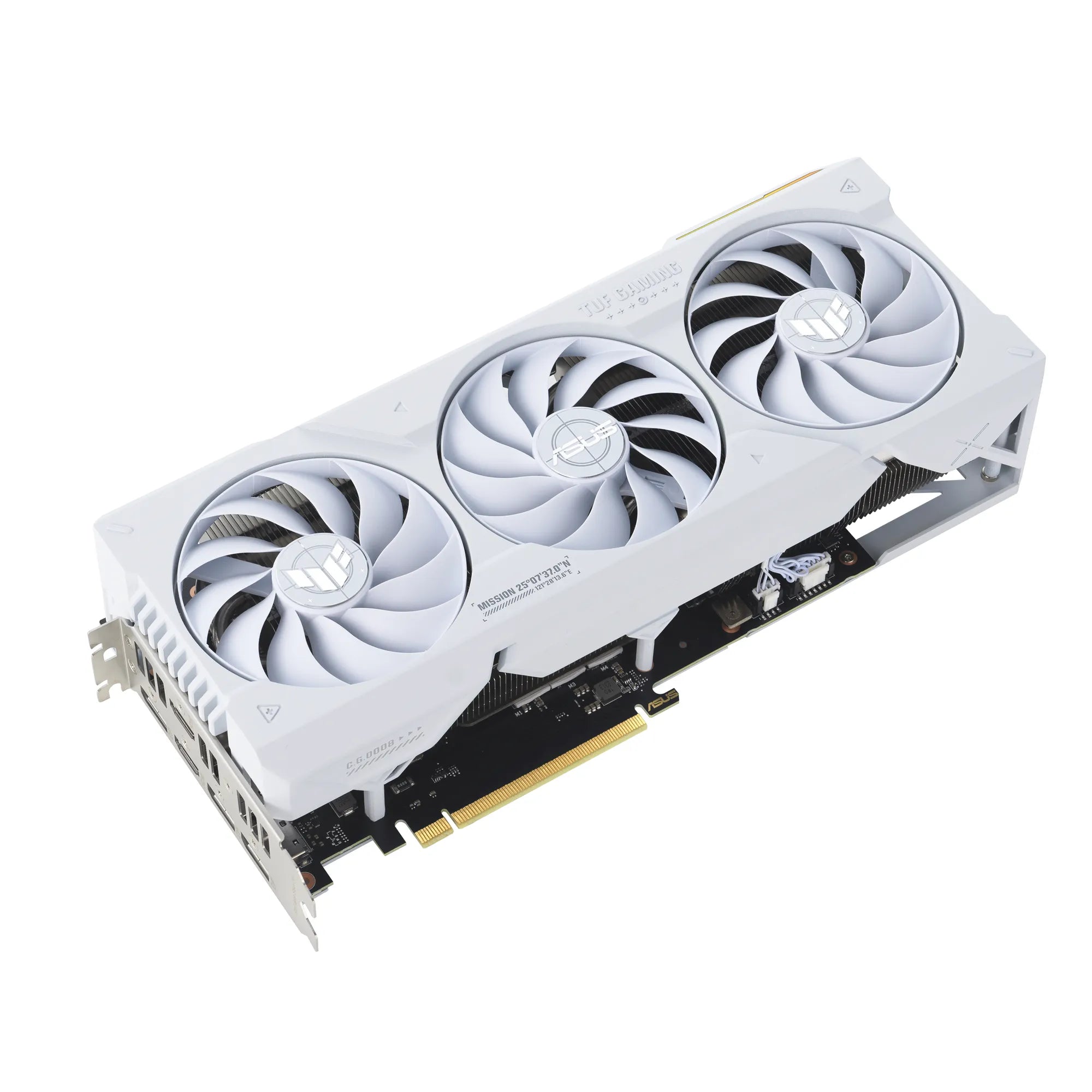 ASUS TUF Gaming TUF-RTX4070TIS-O16G-WHITE-GAMING, GeForce RTX 4070 Ti SUPER, 16 GB, GDDR6X, 256 bit, 7680 x 4320 pixels, PCI Express 4.0