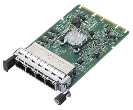 Lenovo Broadcom 5719, Internal, Wired, PCI Express, Ethernet, 1000 Mbit/s, Green, Stainless steel