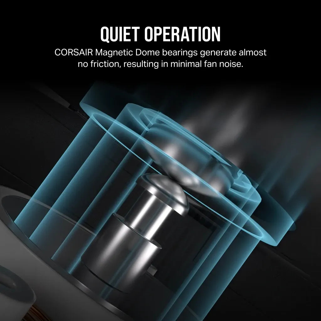 Corsair iCUE LINK RX120 RGB, Fan, 12 cm, 400 RPM, 2100 RPM, 36 dB, 73.5 cfm