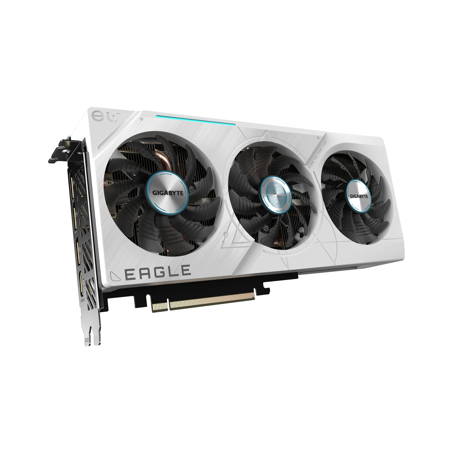 GIGABYTE GeForce RTX 4070 SUPER EAGLE OC ICE 12G Graphics Card - 12GB GDDR6X, 192bit, PCI-E 4.0, 2535MHz Core Clock, 3 x DisplayPort 1.4a, 1 x HDMI 2.1a, NVIDIA DLSS 3, GV-N407SEAGLEOC ICE-12GD, GeForce RTX 4070 SUPER, 12 GB, GDDR6X, 192 bit, 7680 x 4320 pixels, PCI Express x16 4.0