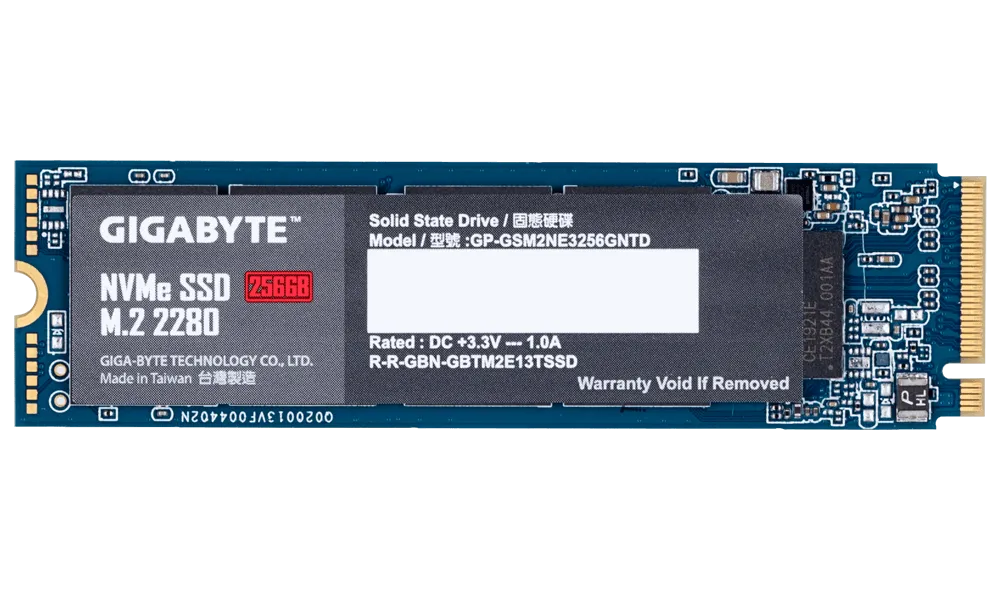 GIGABYTE GP-GSM2NE3256GNTD, 256 GB, M.2, 1700 MB/s
