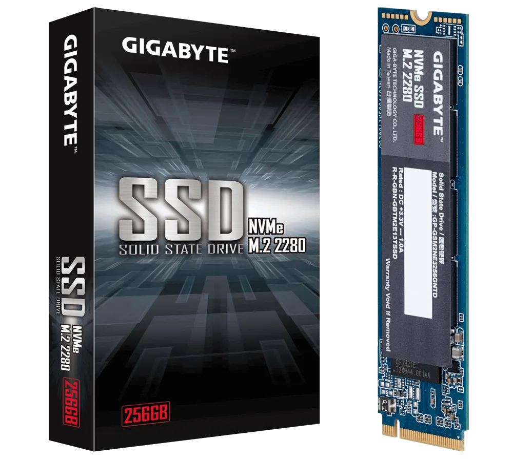 GIGABYTE GP-GSM2NE3256GNTD, 256 GB, M.2, 1700 MB/s