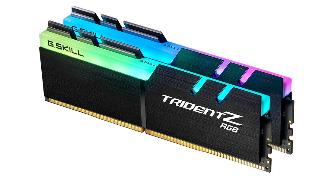 G.Skill Trident Z RGB F4-4000C18D-16GTZRB, 16 GB, 2 x 8 GB, DDR4, 4000 MHz, 288-pin DIMM