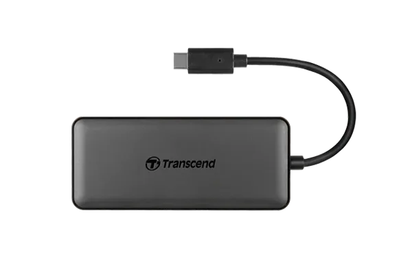 Transcend HUB5C, USB 3.2 Gen 2 (3.1 Gen 2) Type-C, MicroSD (TransFlash), MicroSDHC, MicroSDXC, SD, SDHC, SDXC, Black, China, CE/FCC/BSMI/KC/RCM/EAC, USB