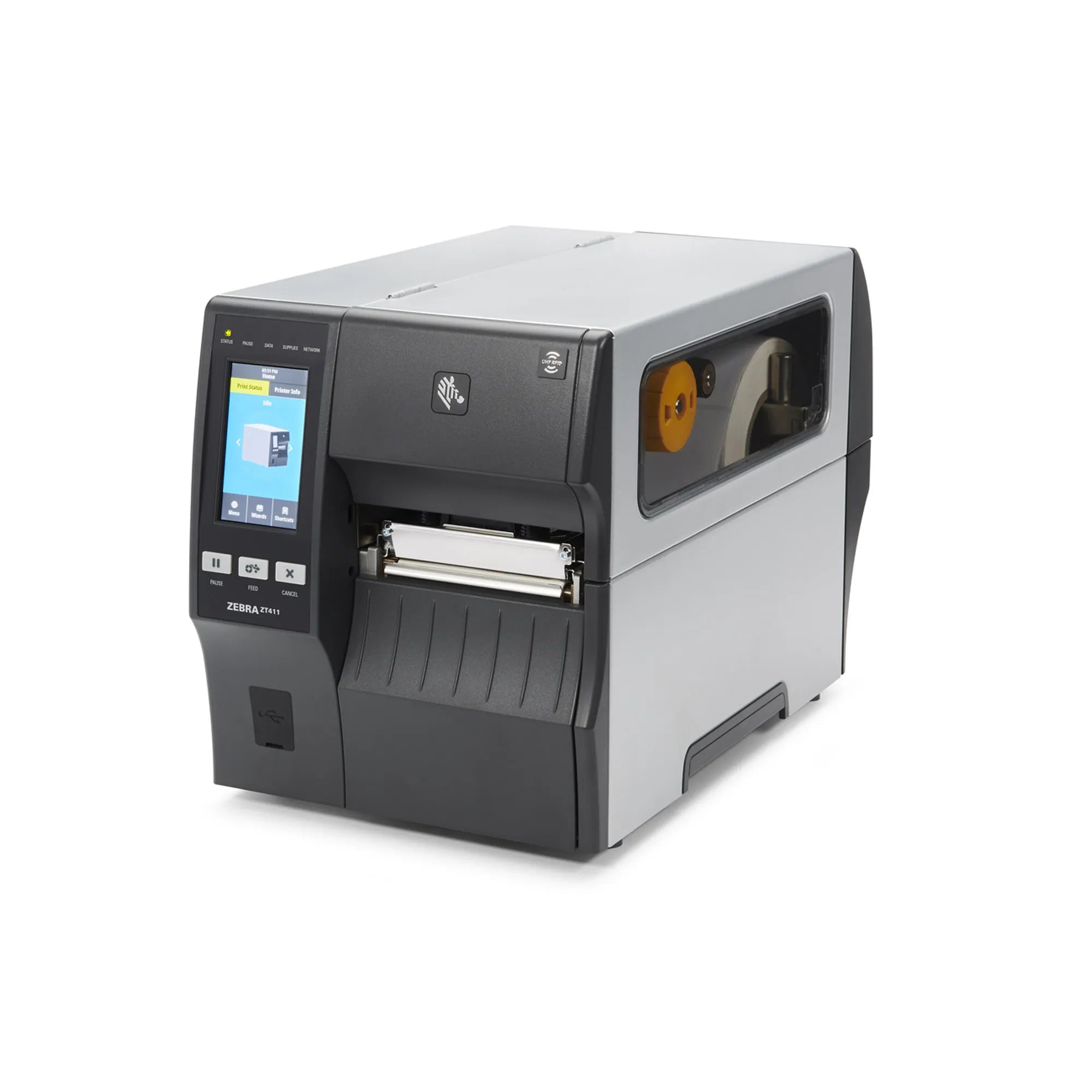 Zebra ZT411, Direct thermal / Thermal transfer, POS printer, 203 x 203 DPI, 2.4 ips, 0.058 - 0.25 µm, 10.4 cm