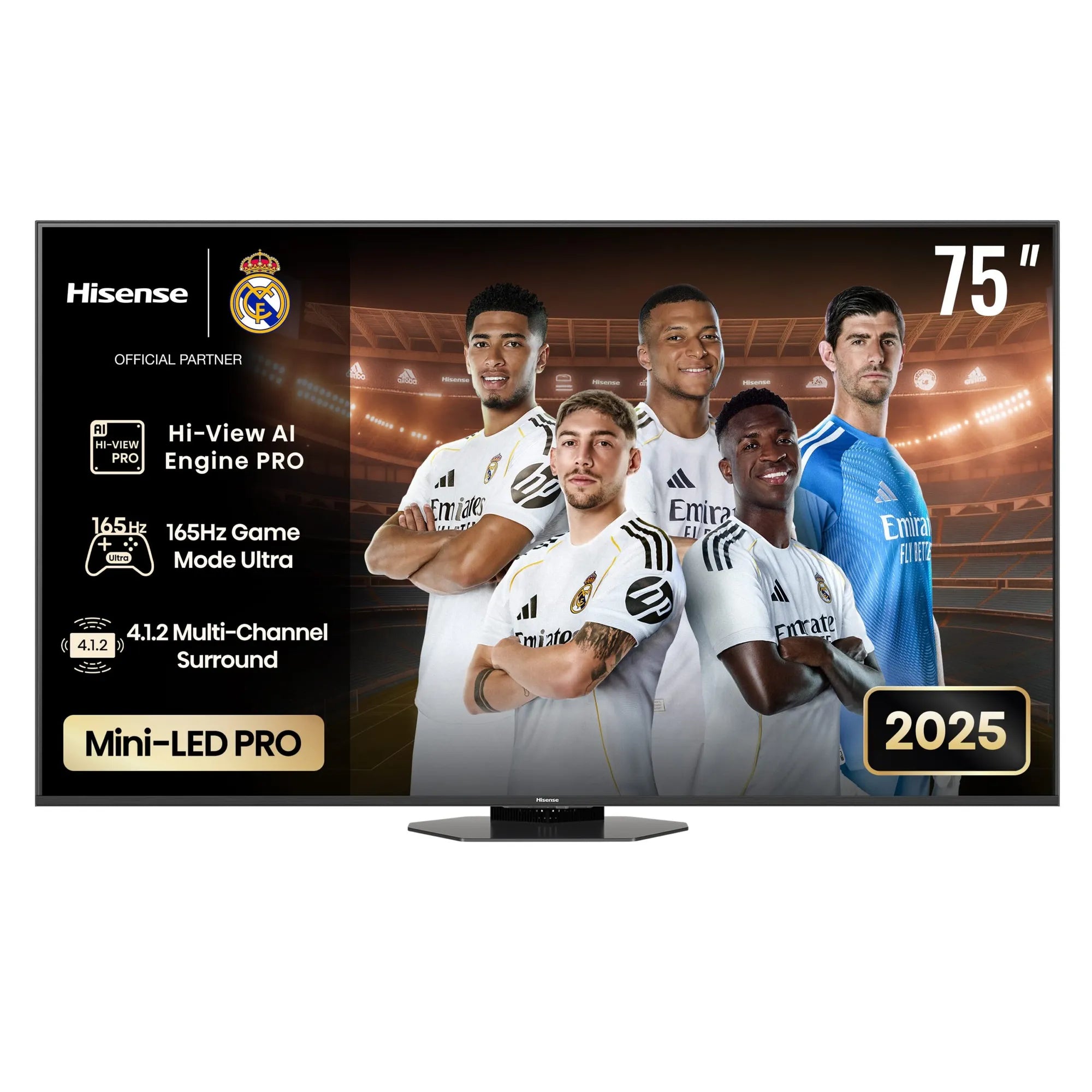 HISENSE LEDN75U8Q Mini LED Pro QLED 165hz 4k Smart 75''