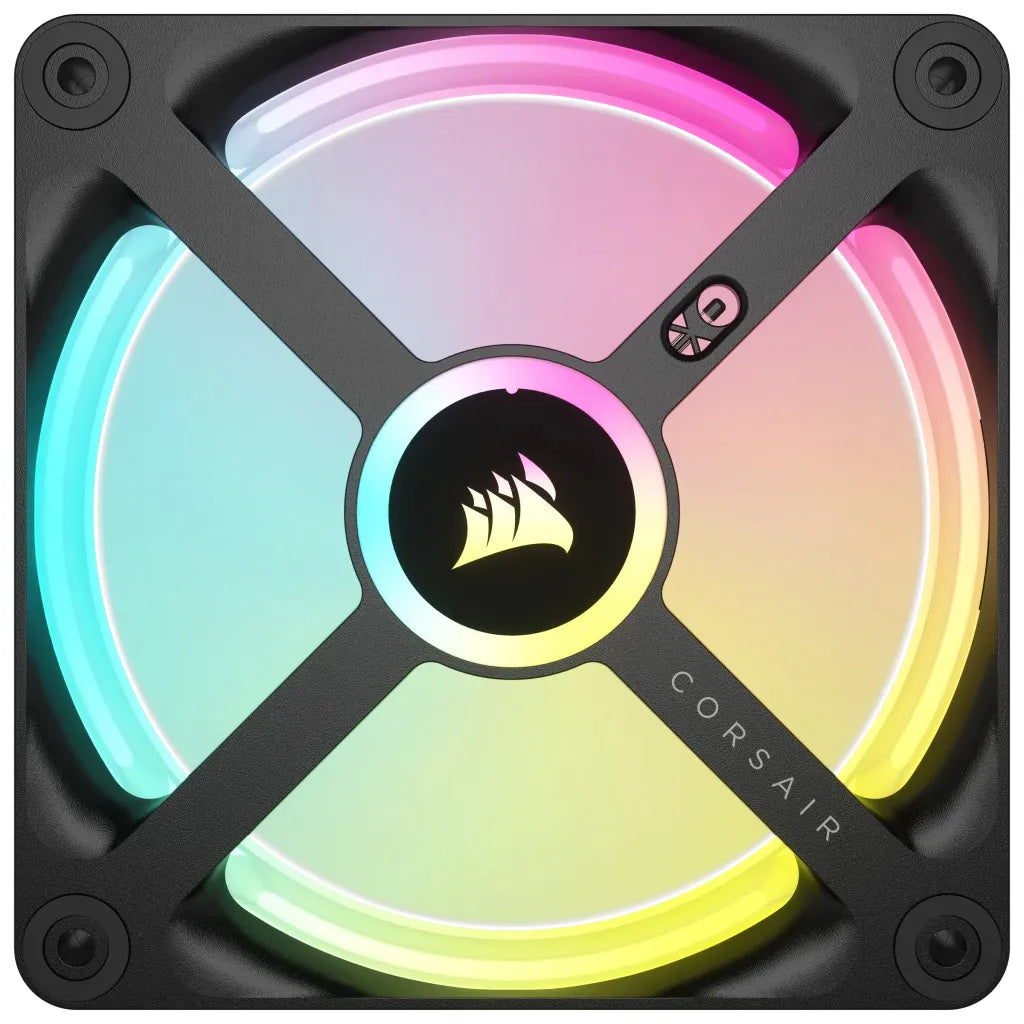 Corsair Air CO-9051002-WW, Fan, 12 cm, 480 RPM, 2400 RPM, 63.1 cfm, Black, White