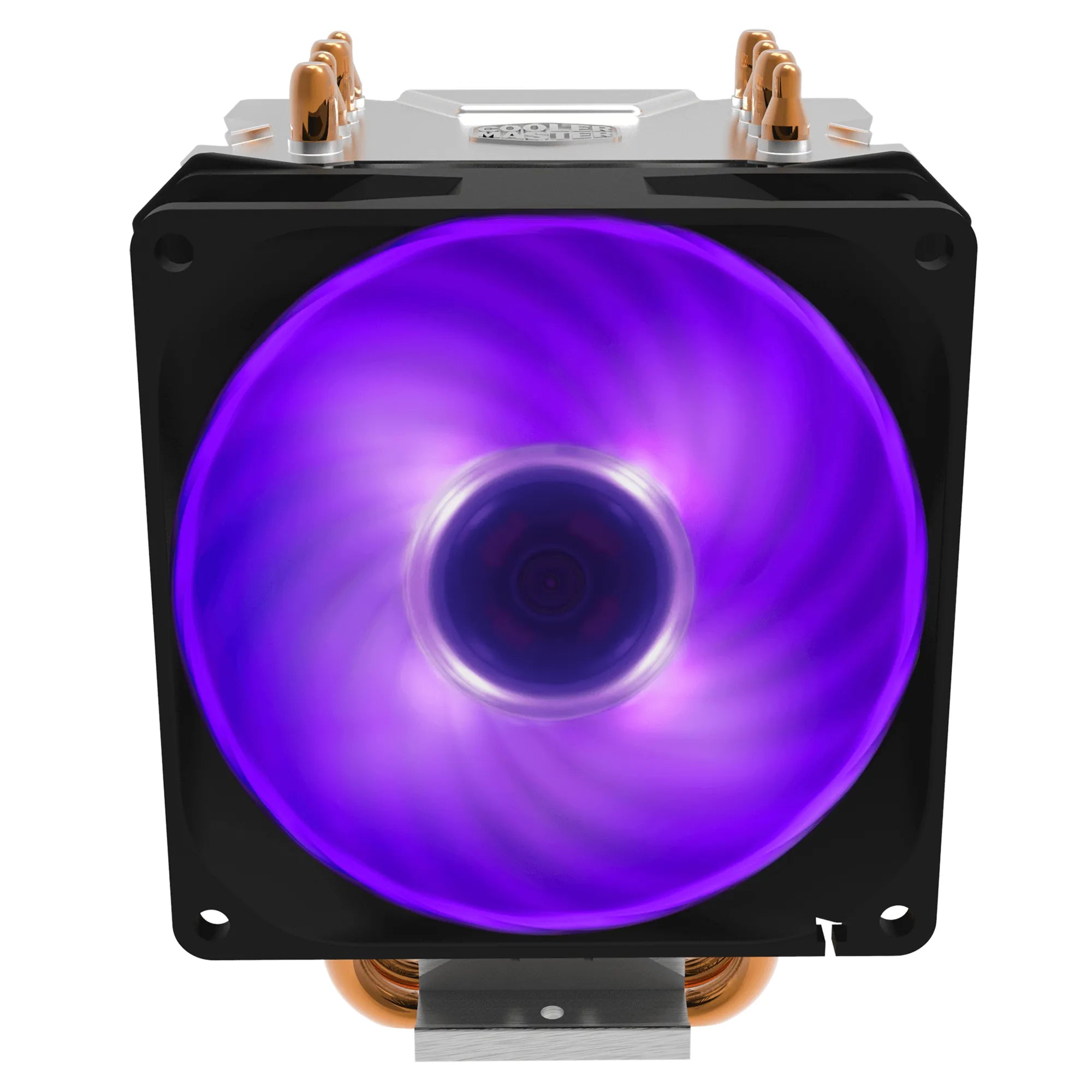 Cooler Master Hyper H410R RGB, Processor, Cooler, 9.2 cm, LGA 1150 (Socket H3),LGA 1151 (Socket H4),LGA 1155 (Socket H2),LGA 1156 (Socket H),LGA 1366..., 600 RPM, 2000 RPM